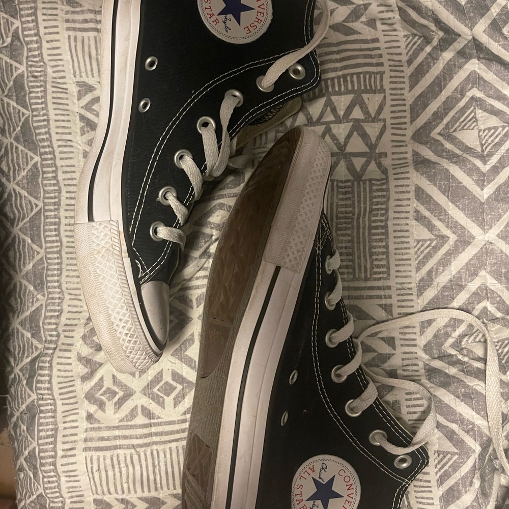 Converse Unisex Black and White High-Tops